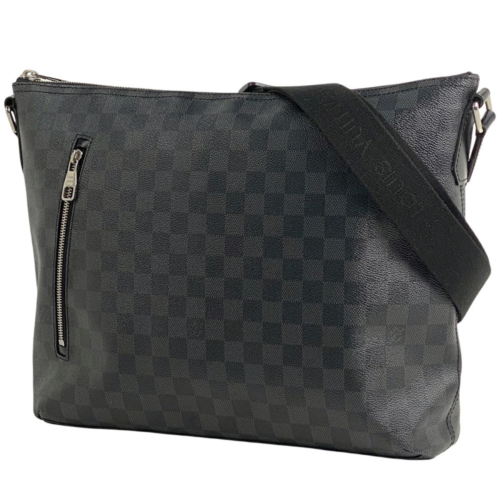 Louis Vuitton Mick Shoulder Bag Damier Graphite Black